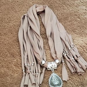 Beautiful Jeweled Scarf